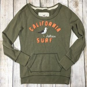 A&F Hollister California Surf Pullover Sweatshirt